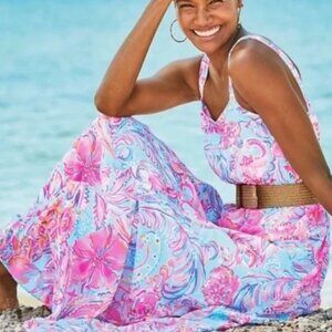 Lilly Pulitzer Lizette Maxi Dress Medium